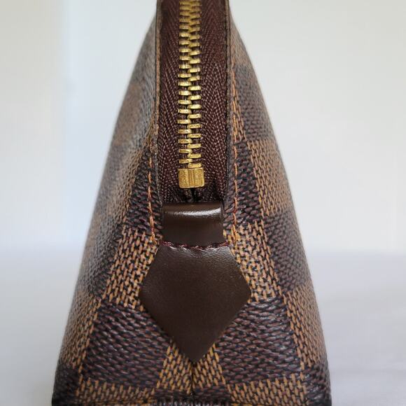 Louis Vuitton Damier Ebene Pochette Cosmetic PM Pouch - Picture 4 of 12